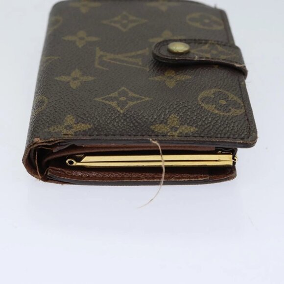 LOUIS VUITTON Monogram Porte Monnaie Billets Viennois Wallet M61663 Auth 70691 - Picture 8 of 15